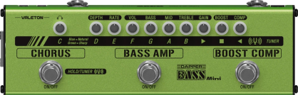Valeton Dapper Bass Mini - multiefekt gitarowy