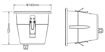 FBT MCSL 006 TWP - głośnik sufitowy - 2