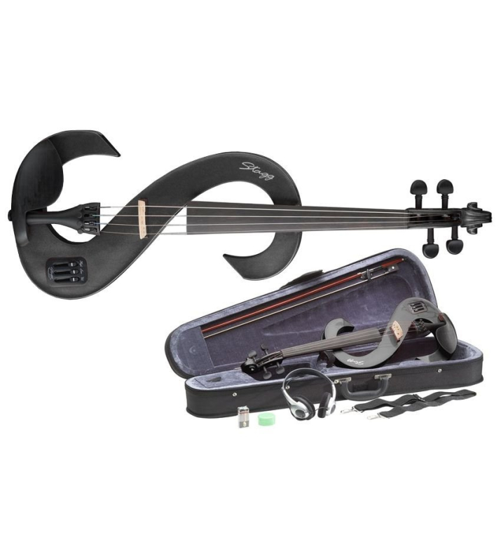 Stagg EVN 4/4 MBK - skrzypce elektryczne 4/4 - 2