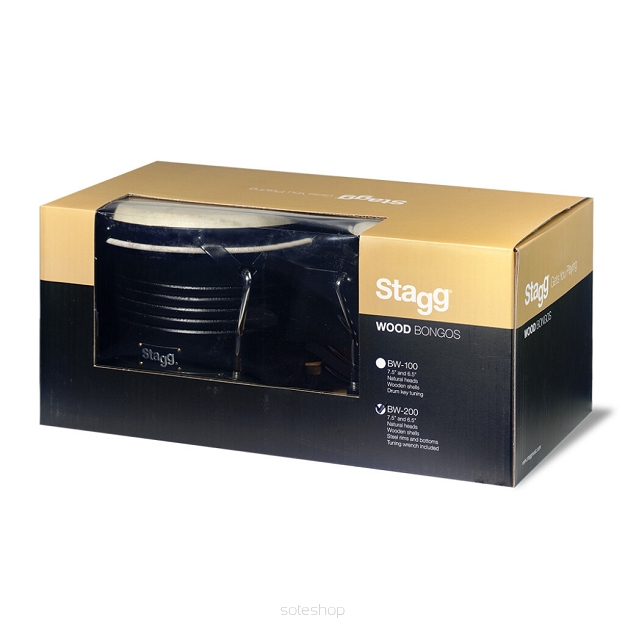 Stagg BW 200 BK - bongosy drewniane