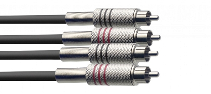 Stagg STC 6 C - kabel RCA - RCA podwójny 6m