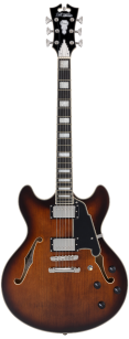D'Angelico Premier DC Brown Burst - gitara elektryczna