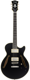 D'Angelico Excel SS Tour Solid Black - gitara elektryczna