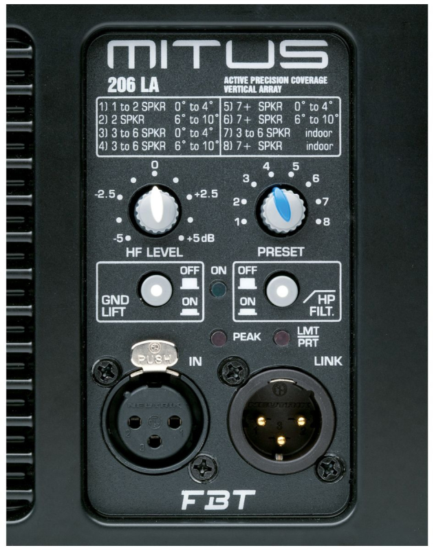 FBT Mitus 206 LA - aktywna kolumna systemu liniowego 900 Watt - 2