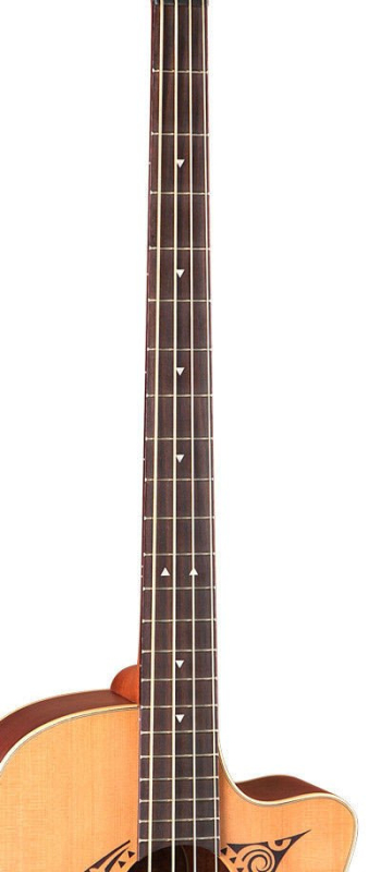 Luna Long Scale Tattoo - gitara basowa elektroakustyczna - 5