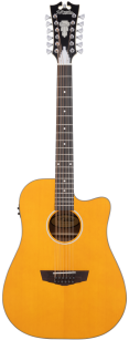 D'angelico Premier Bowery 12 LS Vintage Natural - gitara elektroakustyczna 12-strunowa