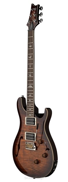 PRS SE Custom 24 Semi Hollow Piezo Tiger Burst - gitara elektryczna