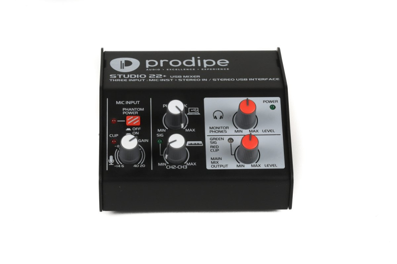Prodipe Studio 22+ - interfejs audio - 4