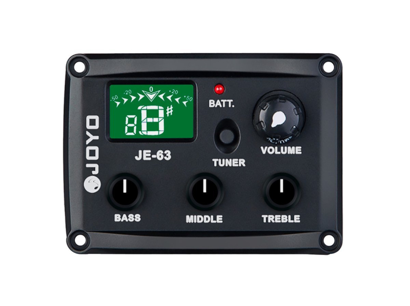 Joyo JE-63 - przystawka do ukulele z przedwzmacniaczem - 2