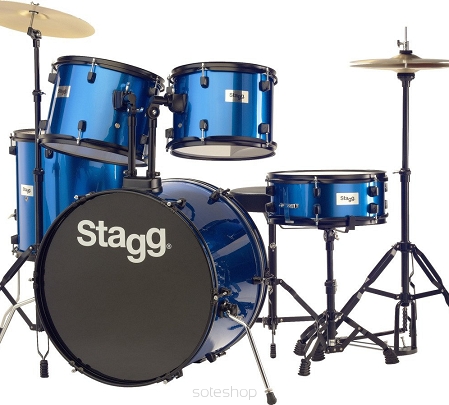 Stagg TIM 122 BL - akustyczny zestaw perkusyjny