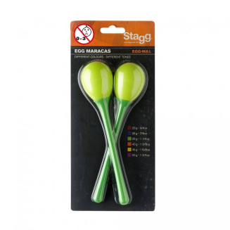 Stagg EGG MA L/GR - marakasy plastikowe zielone - 2