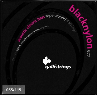 Galli G77 BlackNylon - struny do gitary basowej