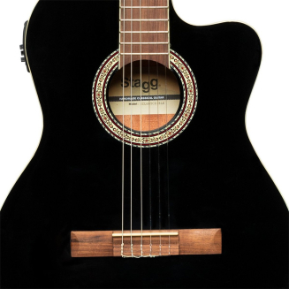 Stagg SCL60 TCE-BLK - gitara elektro-klasyczna - 4
