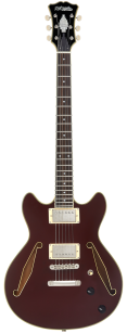 D'Angelico Excel Mini DC Tour Wine gitara elektryczna