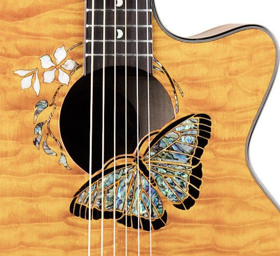 Luna Fauna Butterfly - gitara elektro-akustyczna - 4