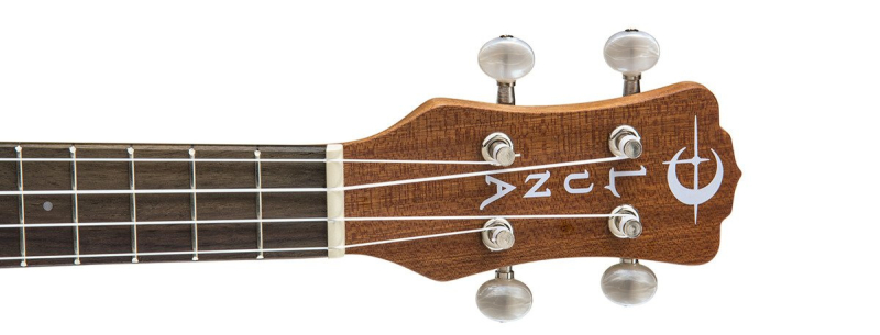 Luna Mahogany Maluhia Peace Concert - ukulele koncertowe elektryczne - 4