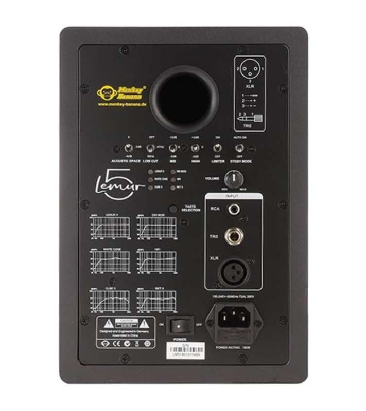Monkey Banana Lemur 5 BK - aktywny monitor studyjny - 2