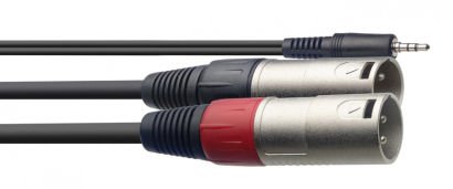 Stagg SYC1/MPSB2XM  - kabel XLR - Jack 1m